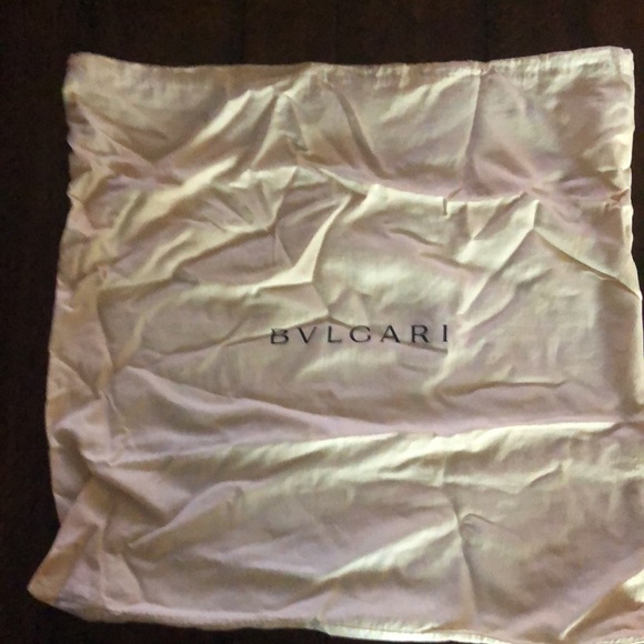 BVLGARI Vintage Nylon leather shoulder length straps Logo Mania detach clutch - Picture 7 of 10